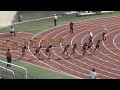 2022.0.720 岡山県中学総体 中3男子100m 予選8組