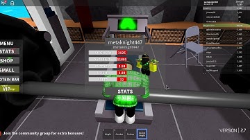 (Weight Lifting Simulator 2) HOW TO GAIN SPEED AND STRENGTH AT THE SAME TIME!!!