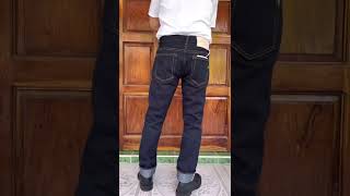 Fit Video On Brave Star “Sumo” 22 Oz Selvage Denim #shorts