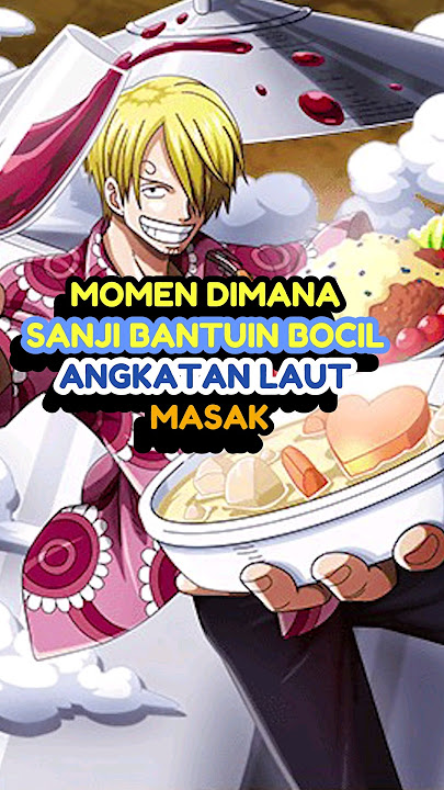 Sanji Ngajarin Bocil Masak #anime #reviewanime #onepiece