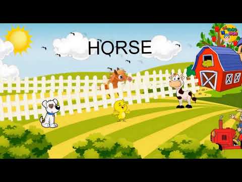 Video Trò chơi: Đi thăm nông trại || Học con vật bằng Tiếng... - youtube