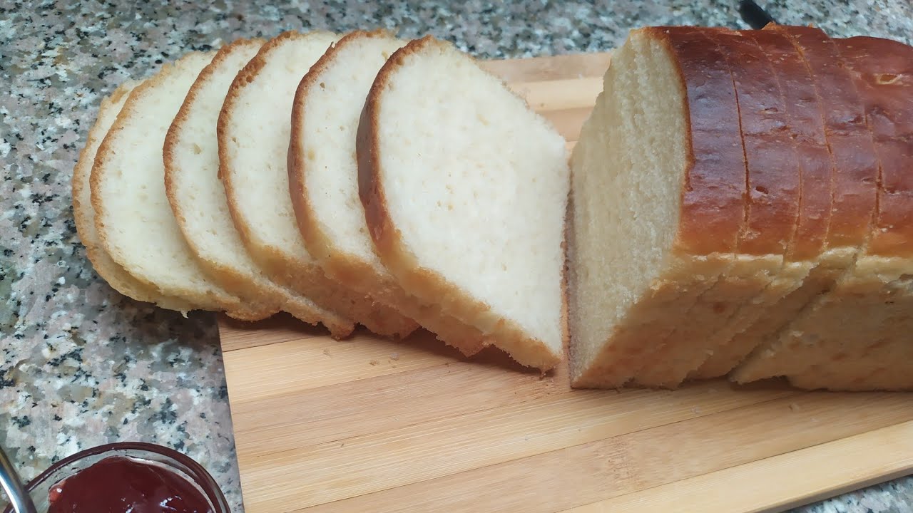White bread super easy spongy white bread recipe YouTube