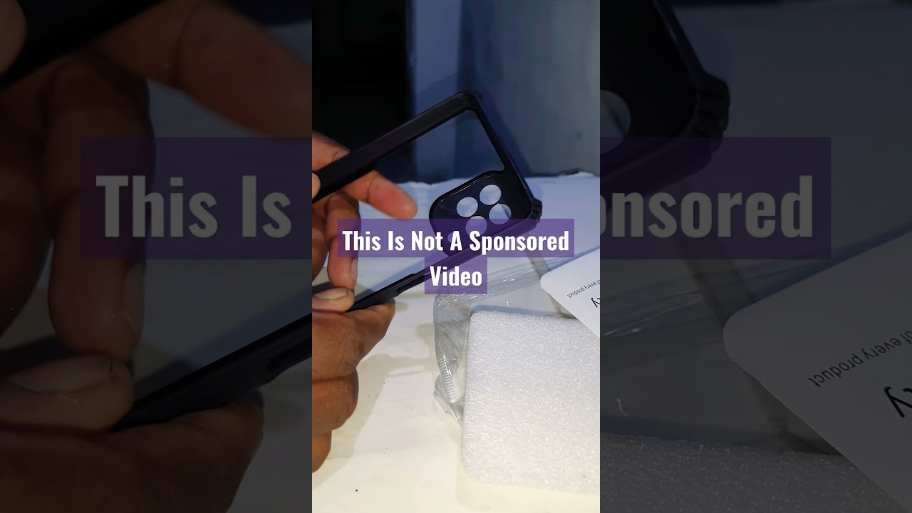 Unboxing Huemic Back Cover For Samsung Galaxy F62(Not A Sponsored Video) 