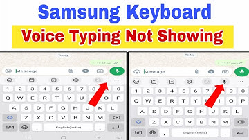 Samsung keyboard voice typing not showing | samsung keyboard voice typing setting