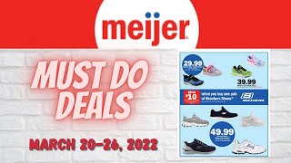 *SWEET* Meijer *MUST DO* Deals for 3/20-3/26 | Sketches Shoes Deal