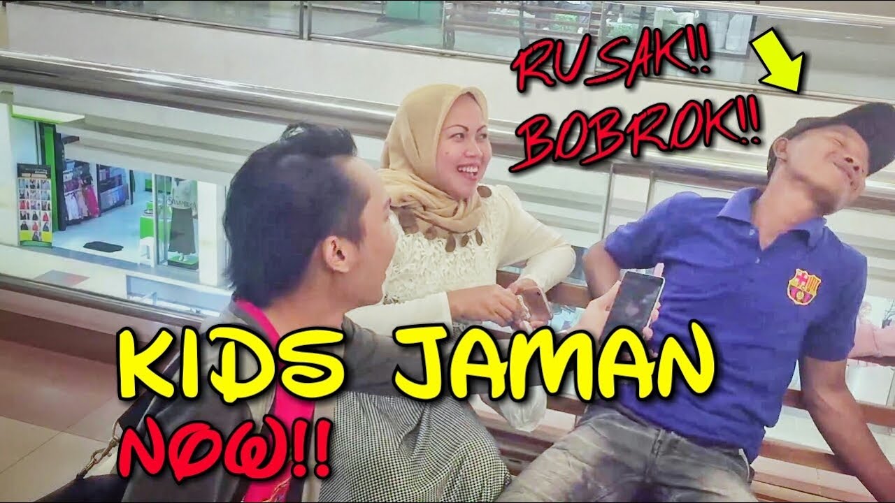 Sosial Eksperimen Opini Ibu Tentang Kids Jaman Now Youtube