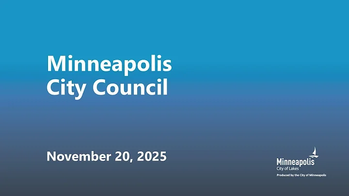 November 20, 2025 Minneapolis City Council