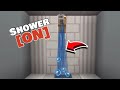 How to make a working Shower in Minecraft