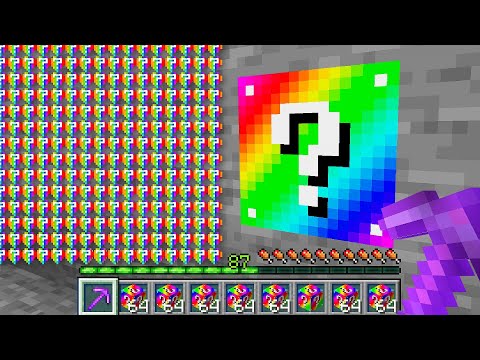 Майнкрафт, но ЖИЗНИ = ЛАКИ БЛОКИ...