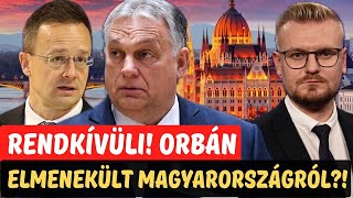 Dbbenetes Orbn Csaldja Hirtelen Elhagyta Magyarorszgot Orbn s Szijjrt Eltntek