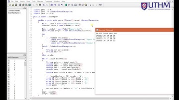 Java Programming | File Input Output