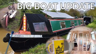 Renovating a narrowboat EP2  Making internal walls and building rooms!