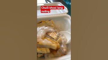 CHUỐI KHOAI LANG NƯỚNG CỐT DỪA