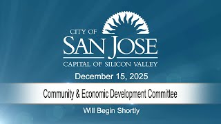 DEC 15, 2025 | Community & Economic Development Committee