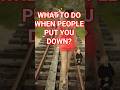 WALK AWAY FROM PEOPLE WHO PUT YOU DOWN