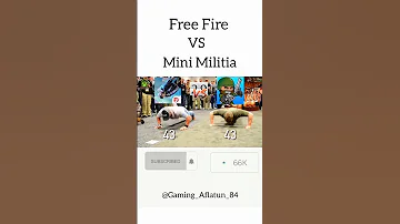 Free Fire Vs Mini Militia Freefire Shorts Shortfeed 