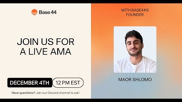 AMA with Maor Shlomo, Founder of Base44