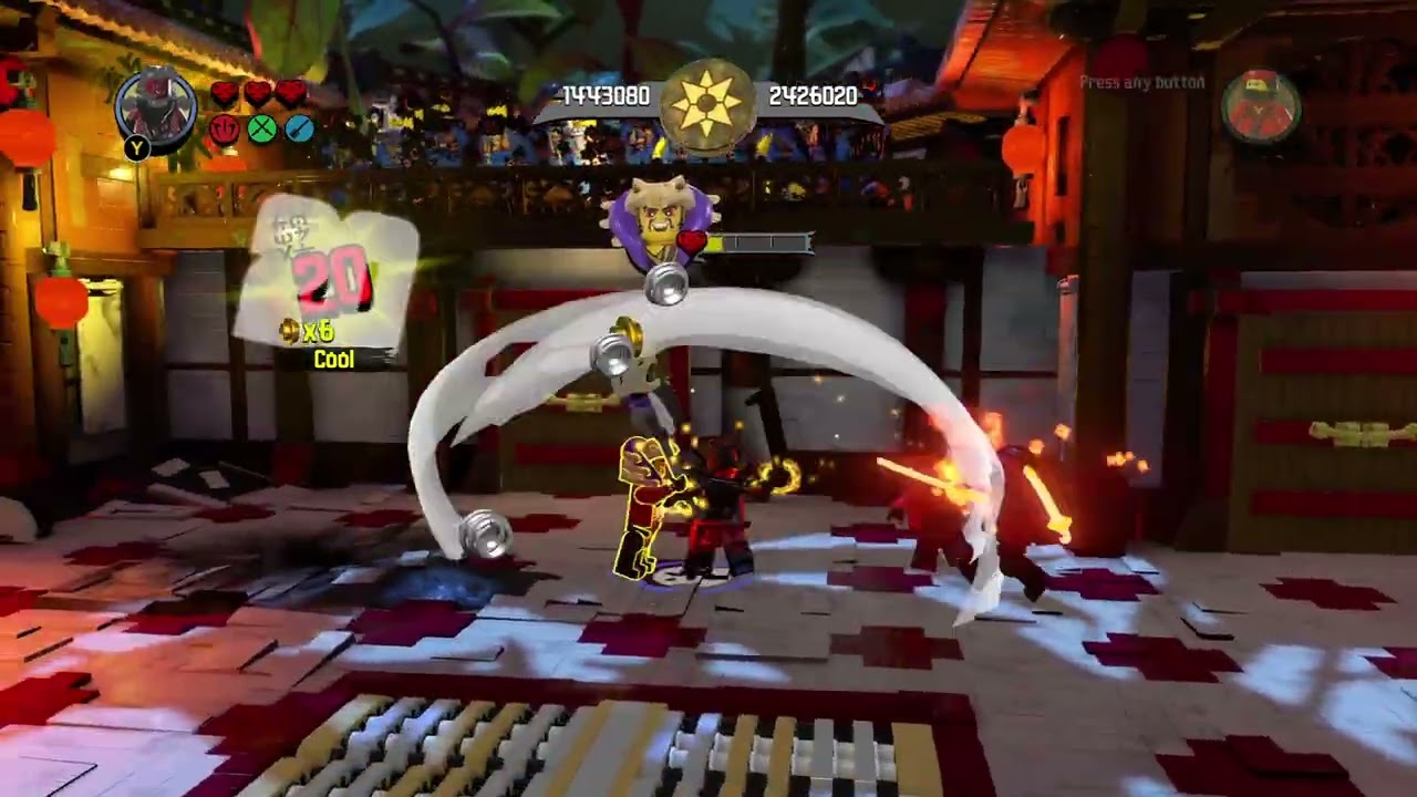 The LEGO Ninjago Movie Videogame Boss Master Chen with Snake Army Brute 