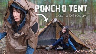 Sleeping in a Poncho that turns into a Tent • Solo Camping with One Tigris Tentsformer