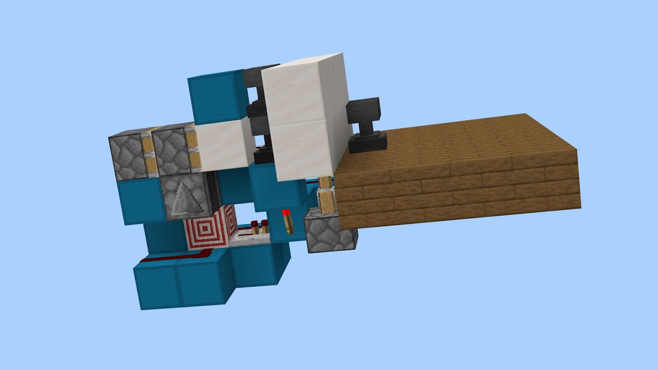 Minecraft Bedrock | Manual Anvil Replacer Redstone Tutorial - YouTube