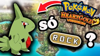 Dá pra ZERAR Pokémon HEART GOLD SÓ com o tipo PEDRA? - Desafio Pokémon (Sem itens em batalha)