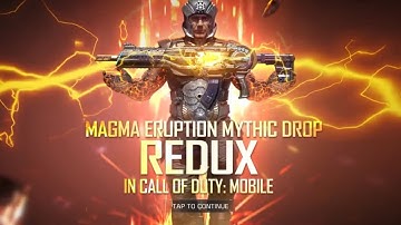 MYTHIC PEACEKEEPER | MAGMA ERUPTION MYTHIC DROP REDUX #codm #luckydraw #peacekeeper