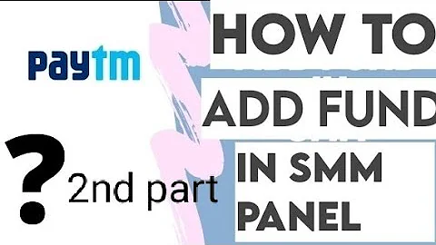 How to add funds in panel?2nd part