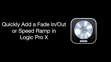 Quick Add a Fade or Speed Ramp in Logic Pro X #logicprotips #logicprox