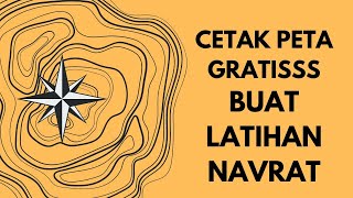 GRATISSSS!!! - CARA MENCETAK PETA CALTOPO BUAT LATIHAN PRAMUKA screenshot 3