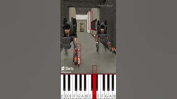 Skibidi War| Ep44 (part1) (@BabySchool.) Skibidi Toilet Animation - Octave Piano Tutorial