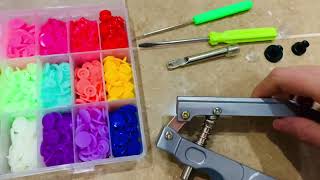 Suntatop T5 Snap Ons Alicate De Botão De Pressão Kit De Botones Para Costura