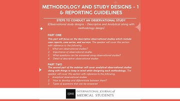 Observational Study Designs