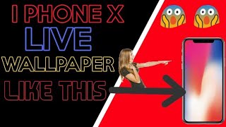I PHONE X LIVE WALLPAPER 😱😱😱 screenshot 5