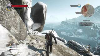 Witcher 3 cliff jump