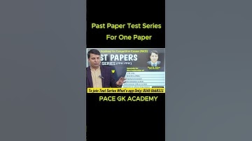 Past Paper Test Series For One Paper jobs PPSC , FPSC