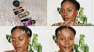 Basics to have in your makeup bag/easy everyday look Tutorial