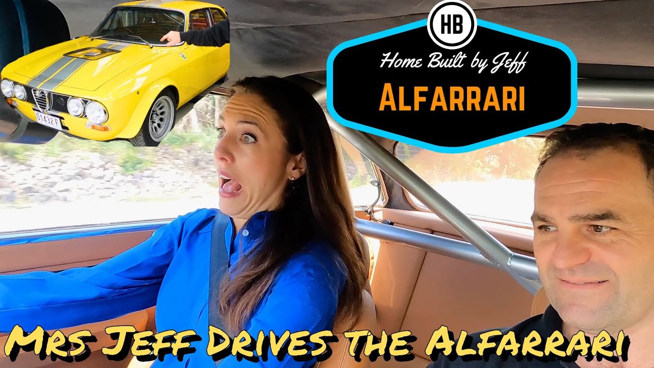 Миссис Джефф водит Alfarrari — сборка Alfa 105 Alfarrari с двигателем Ferrari, часть 235