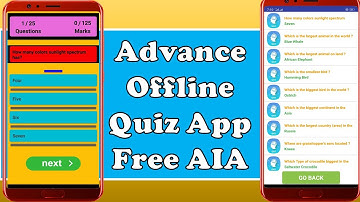 Offline Quiz App in Kodular - Quiz App Free aia