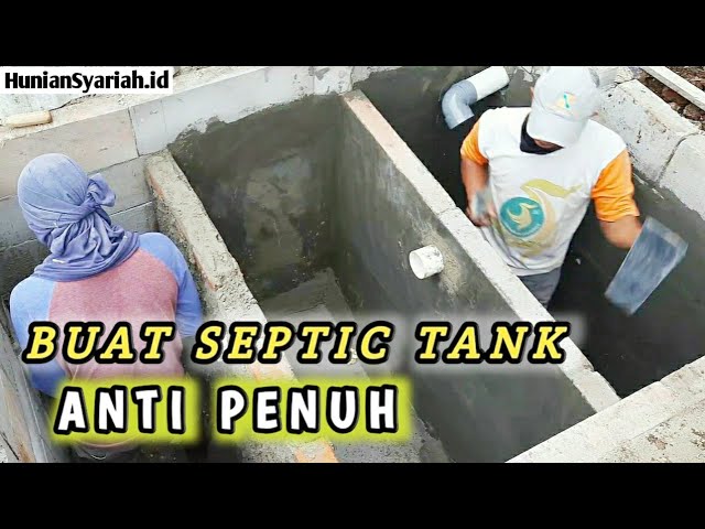 Pembuatan Septic Tank Anti Penuh #rumah