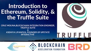 Introduction to Ethereum, Solidity, and the Truffle Suite - Part 1 with Cruz Molina
