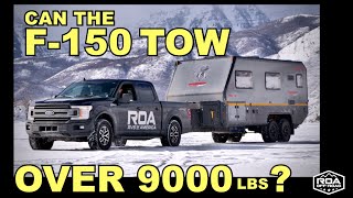 Ford F150 Towing 9000+ Pounds Conqueror UEV 19 | Highway Tow Test | ROA OffRoad (2023)