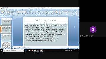 algèbre relationnelle Master 1
