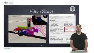 How to Use Vision Sensors for Line Tracking with Proximity Sensors CoppeliaSim V-REP