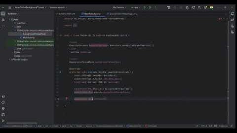 How To use Background Thread in android java, Executor Service, Thread, Java Programming