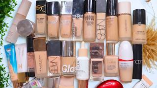 I Finally Decluttered Every Foundation I Own 😳 | Brutally Honest Reviews