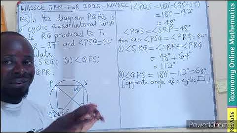 WAEC Core Maths (Private): Circle Theorems (Angles in the same Segment) - (Feb 2025) | Episode 17