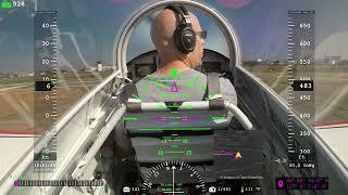 Flying the Van’s RV-8 with Telemetry Overlay