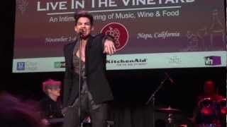 Adam Lambert - Shady - Live In The Vineyard - 11/3/12