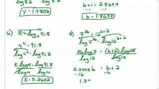 Solving Exponential Equations (Part 1) - HW Review