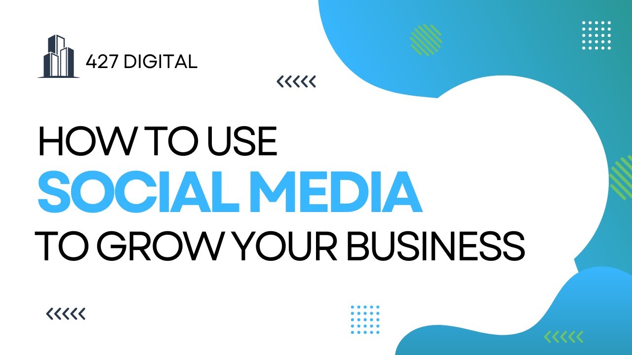 How to Use Social Media to Grow Your Business - YouTube